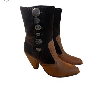 True Religion Two-Tone Hilda Boots
